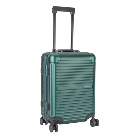 Cellini Aluminium 4-Wheel Carry On Trolley Case