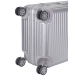 Cellini Aluminium Medium 4-Wheel Trolley Case 