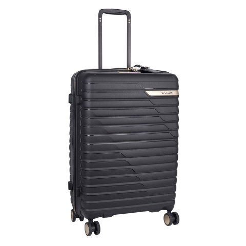 Cellini Allure Hardshell Medium 4 Wheel Trolley Case